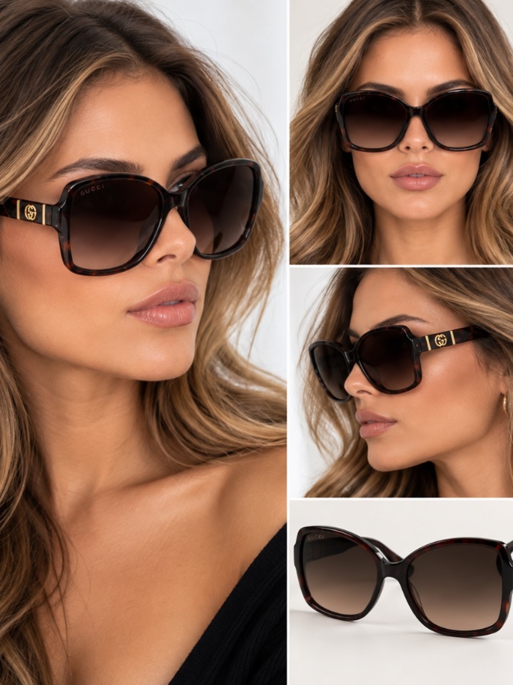 #3208 NEW GUCCI Tortoise Sunglasses